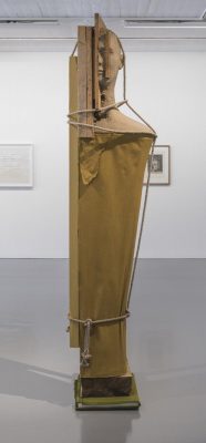 Mark Manders, Composition with Book and Standing Figure, 2009