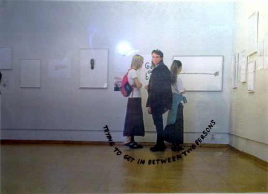 Maria Lindberg, Trying to get in between two persons, 1998