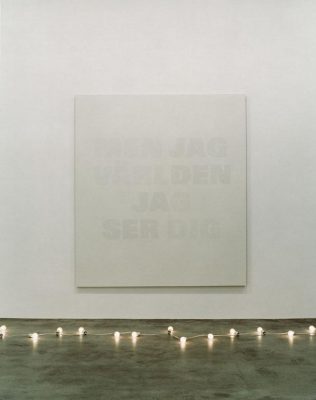 Rémy Zaugg, MEN JAG / VÄRLDEN / JAG SER DIG, 1994–1996