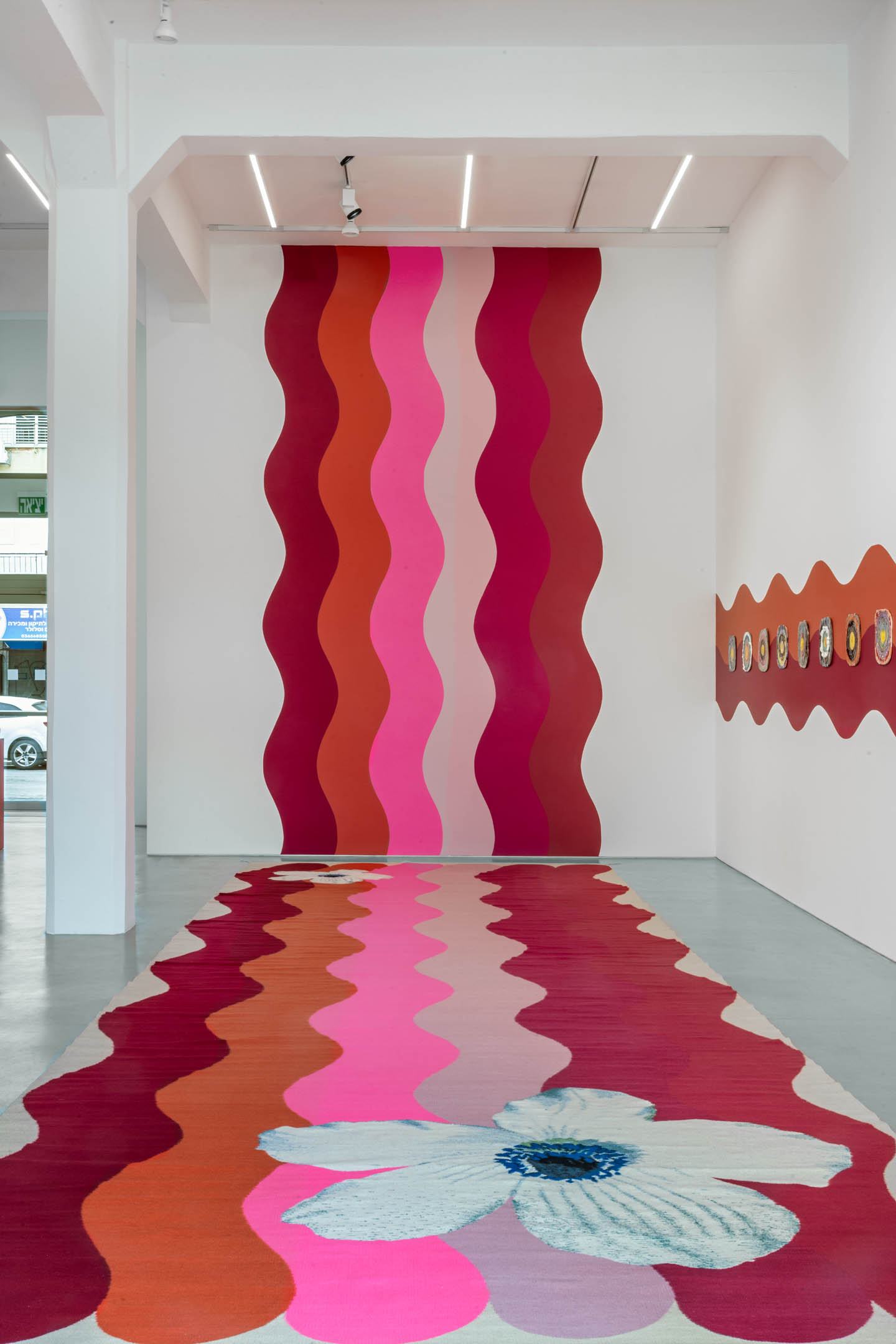 Polly Apfelbaum Red Desert, Red Mountain, Red Sea Magasin III