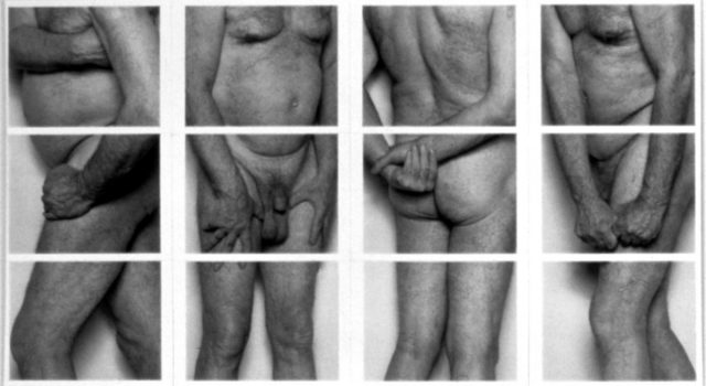 John Coplans, Self Portrait (Frieze No.2, Four panels), 1994